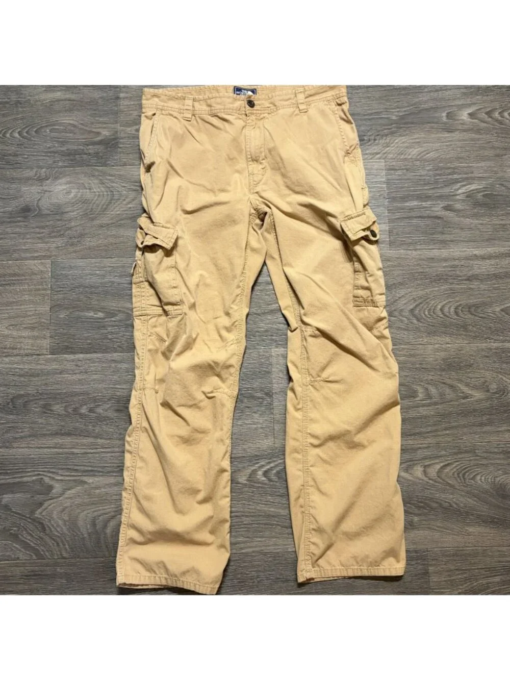 Y2K North Face Ripstop Cargo Pants 34x32 Tan Khaki Utility Outdoor Goprcore VTG